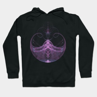 Purple fractal abstraction Hoodie